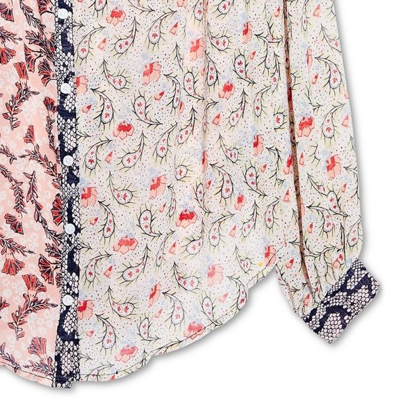 FREE PEOPLE DANI BUTTON DOWN TOP - Picture 10 of 10